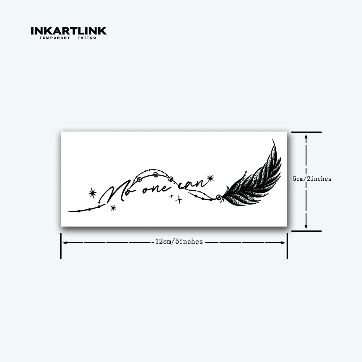 Belief in heart with flowers temporary tattoo stickers, waterproof long-lasting magic tattoo, lasts to 15 days fake tattoo