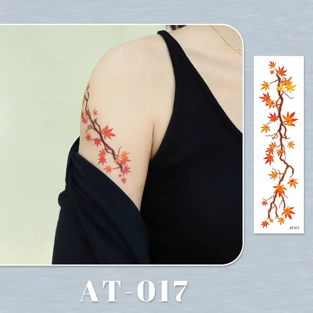 Waterproof Temporary Tattoo Sticker flower Wristband Wrist ankle should Tatto Flash Tatoo Fake Arm Hand Body Tatouage for Women