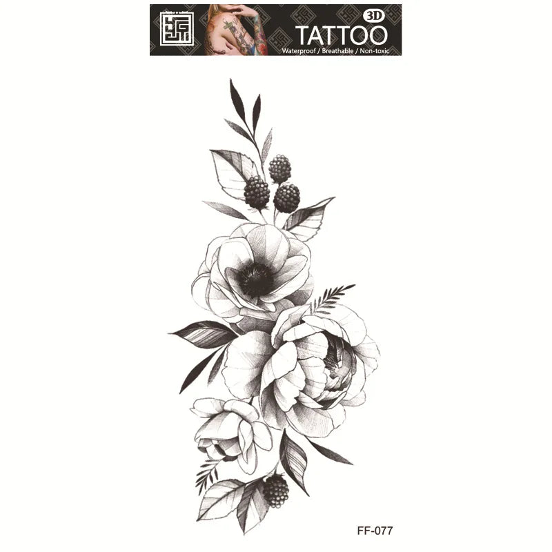 Skin Decals Fake Tattoo Transfers Fake Tattoos Temporary Temporary Tattoos For Fashion Body Art Party