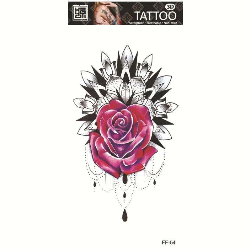 Skin Decals Fake Tattoo Transfers Fake Tattoos Temporary Temporary Tattoos For Fashion Body Art Party