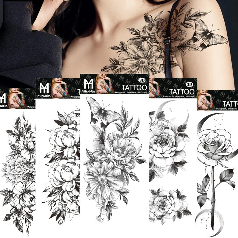 Skin Decals Fake Tattoo Transfers Fake Tattoos Temporary Temporary Tattoos For Fashion Body Art Party