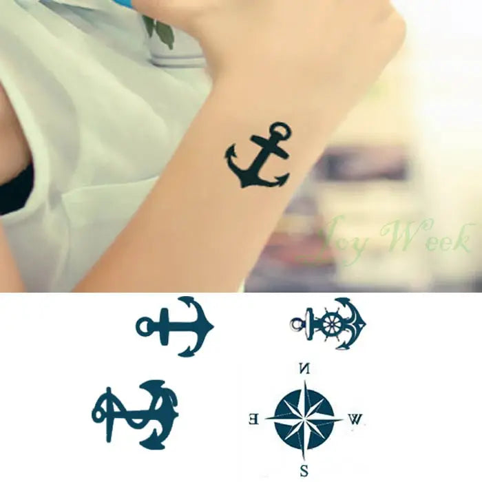 Waterproof Temporary Tattoo Sticker creative crawling black snake personality Flash Tatto Fake Tatoo For Girl Women Men