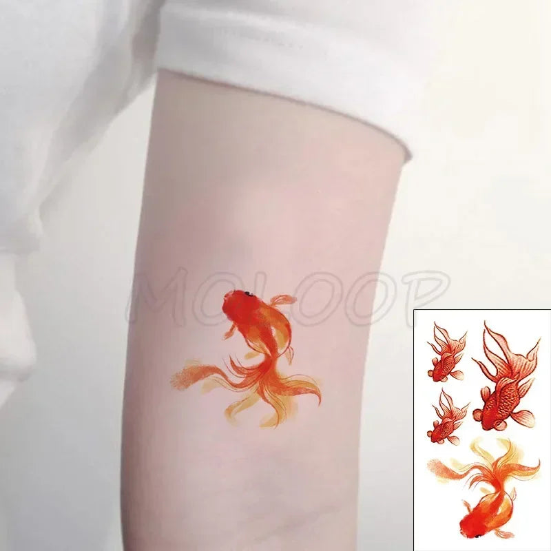 Waterproof Temporary Tattoo Sticker bird animal pattern small Tatoo Stickers Flash Fake Tattoos for girl Men Women kid