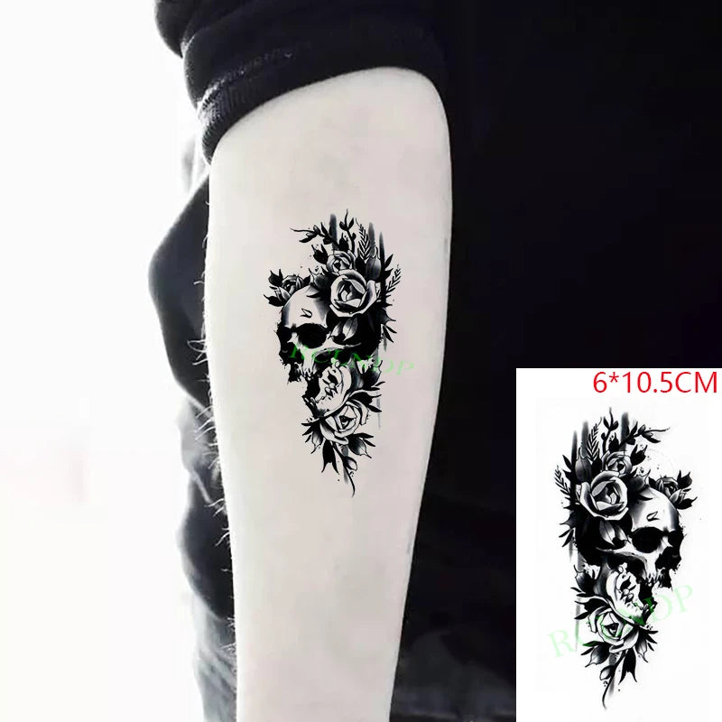Waterproof Temporary Tattoo sticker whale small fake tatto stickers flash tatoo hand foot tattoos for girl men women kids