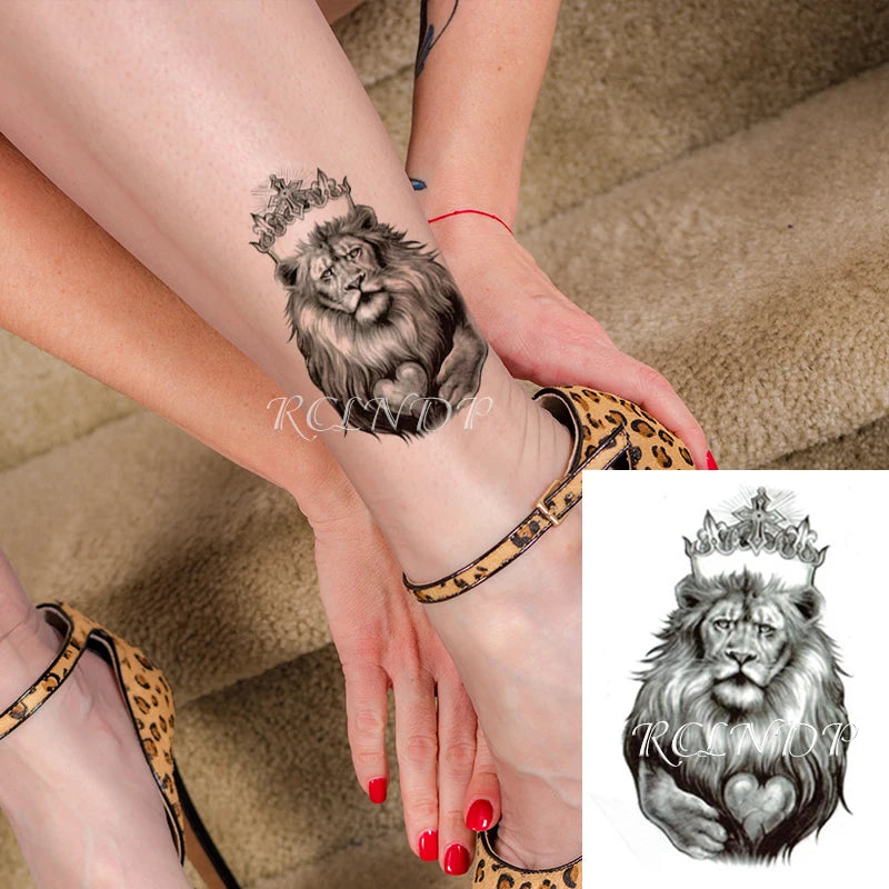 Waterproof Temporary Tattoo Sticker creative crawling black snake personality Flash Tatto Fake Tatoo For Girl Women Men