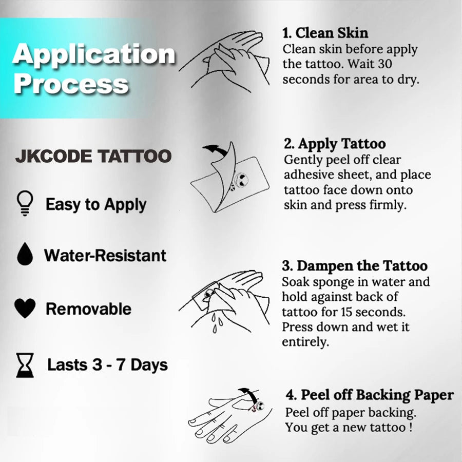 12-piece Viking Totem Temporary Tattoo Stickers |   Black Little Devil Oldschool Skull Line Thorn Flower Arm Tattoo Sticker |   Gothic style tattoo |   Arm and leg tattoos |   Men's Waterproof Long-Lasting Body Paint