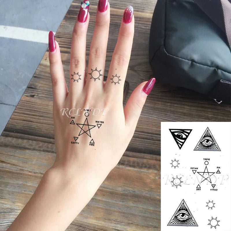 Waterproof Temporary Tattoo Sticker creative crawling black snake personality Flash Tatto Fake Tatoo For Girl Women Men