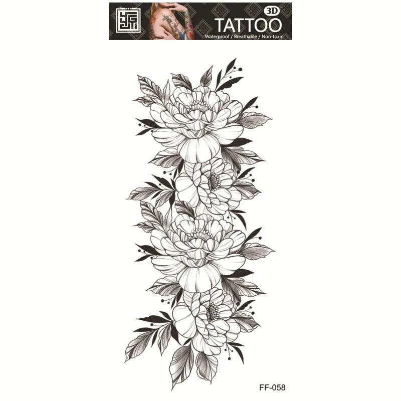 Skin Decals Fake Tattoo Transfers Fake Tattoos Temporary Temporary Tattoos For Fashion Body Art Party