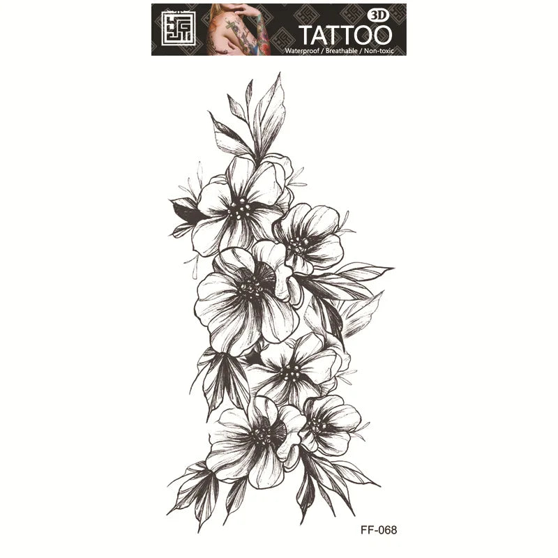 Skin Decals Fake Tattoo Transfers Fake Tattoos Temporary Temporary Tattoos For Fashion Body Art Party