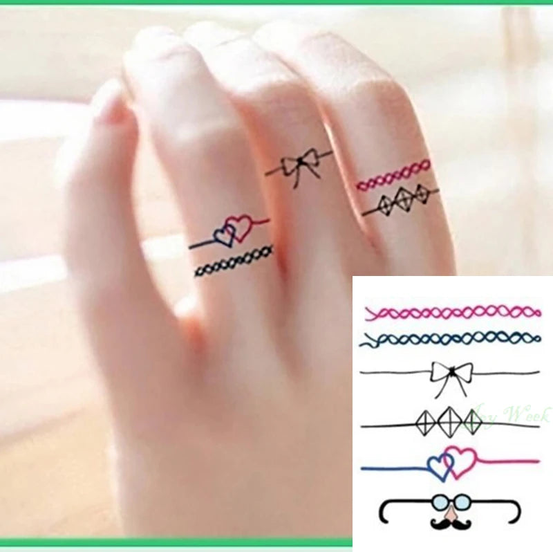 Waterproof Temporary Tattoo Sticker creative crawling black snake personality Flash Tatto Fake Tatoo For Girl Women Men
