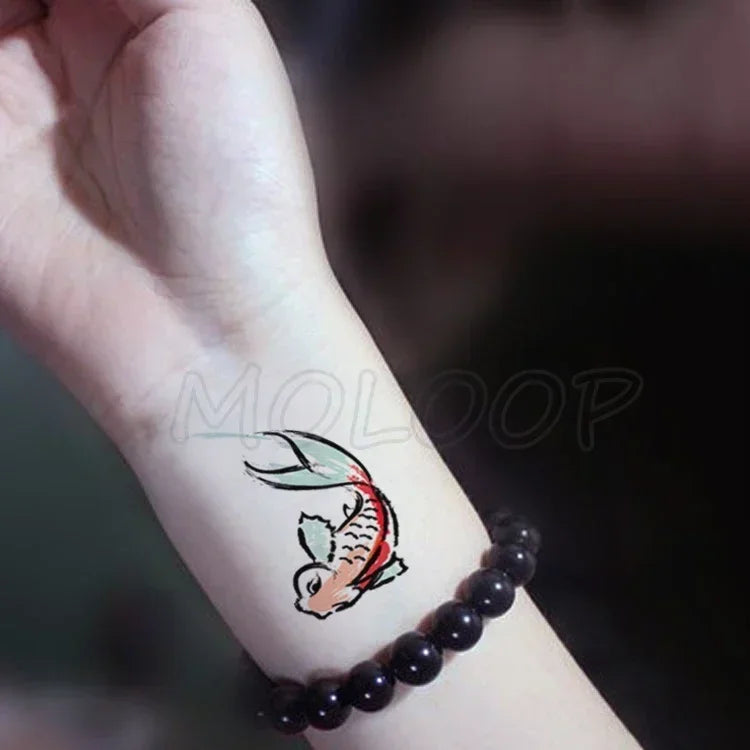 Waterproof Temporary Tattoo Sticker bird animal pattern small Tatoo Stickers Flash Fake Tattoos for girl Men Women kid