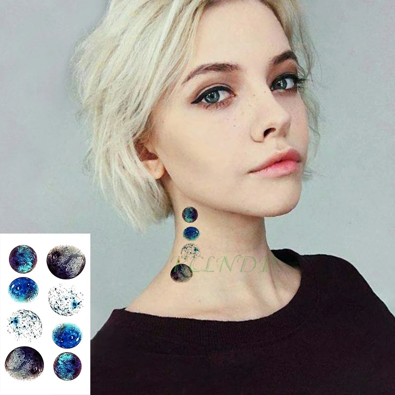 Waterproof Temporary Tattoo sticker whale small fake tatto stickers flash tatoo hand foot tattoos for girl men women kids