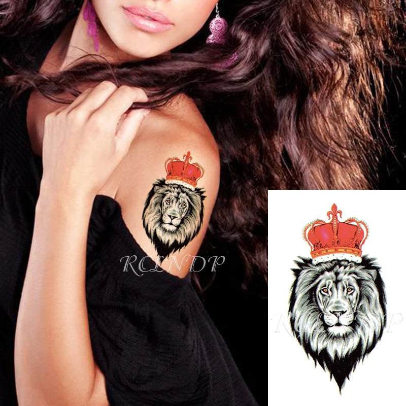 Waterproof Temporary Tattoo Sticker creative crawling black snake personality Flash Tatto Fake Tatoo For Girl Women Men