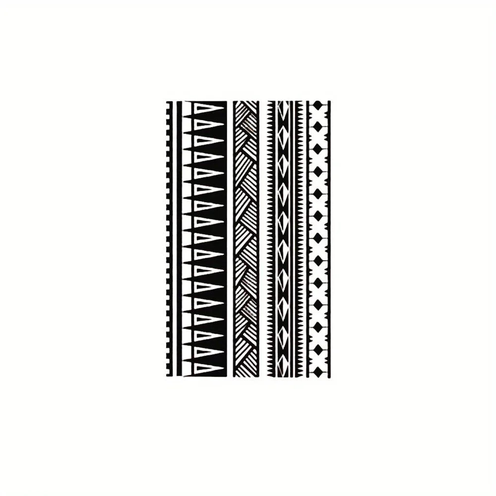 1 Sheet Armband Back Waterproof and Long-lasting Temporary Tattoo