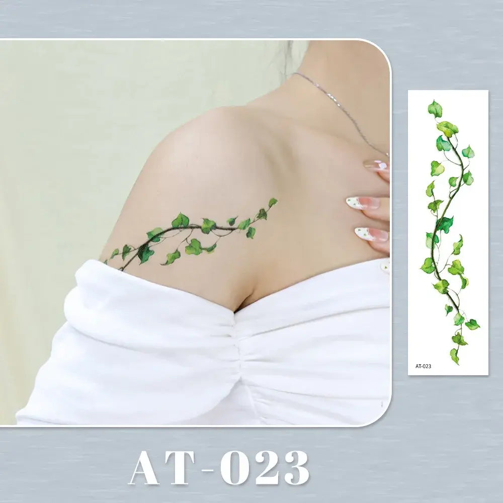 Waterproof Temporary Tattoo Sticker flower Wristband Wrist ankle should Tatto Flash Tatoo Fake Arm Hand Body Tatouage for Women