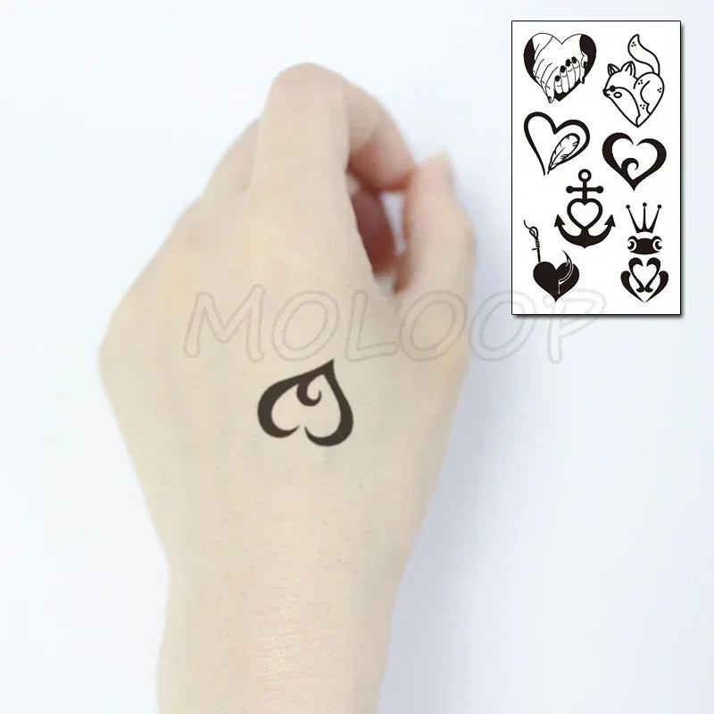 Waterproof Temporary Tattoo Sticker bird animal pattern small Tatoo Stickers Flash Fake Tattoos for girl Men Women kid