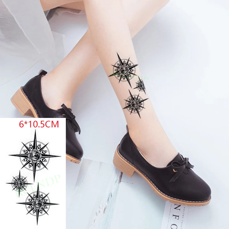 Waterproof Temporary Tattoo Sticker creative crawling black snake personality Flash Tatto Fake Tatoo For Girl Women Men