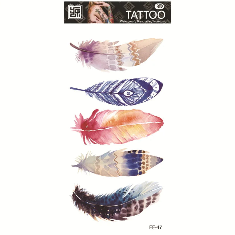 Skin Decals Fake Tattoo Transfers Fake Tattoos Temporary Temporary Tattoos For Fashion Body Art Party