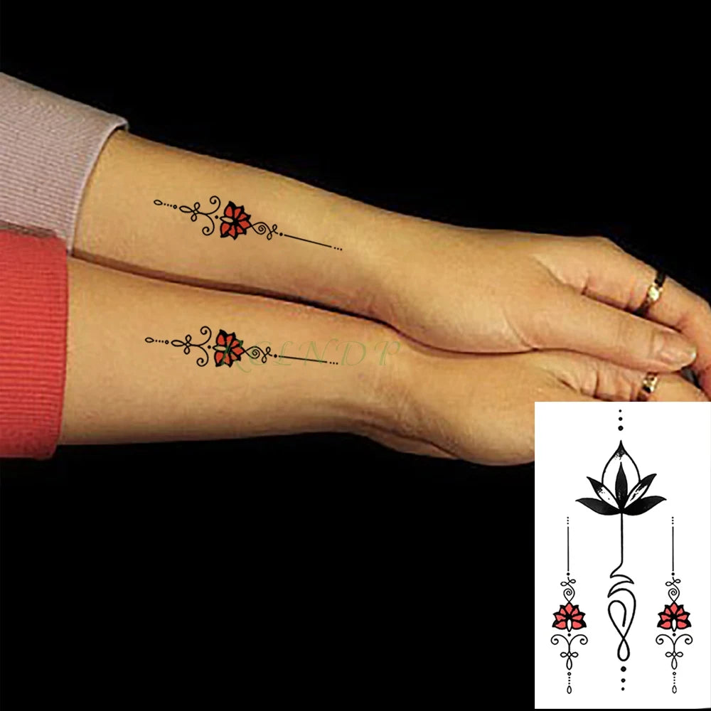 Waterproof Temporary Tattoo Sticker creative crawling black snake personality Flash Tatto Fake Tatoo For Girl Women Men
