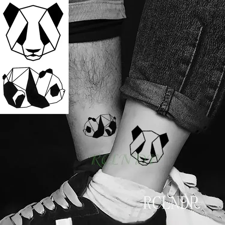 Waterproof Temporary Tattoo Sticker creative crawling black snake personality Flash Tatto Fake Tatoo For Girl Women Men
