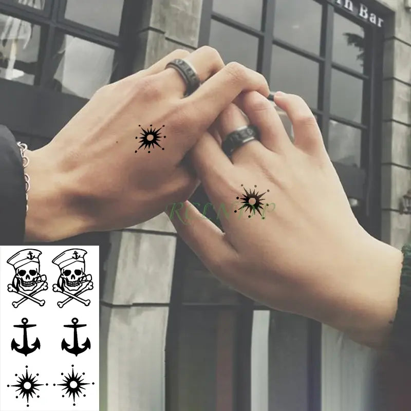Waterproof Temporary Tattoo Sticker creative crawling black snake personality Flash Tatto Fake Tatoo For Girl Women Men