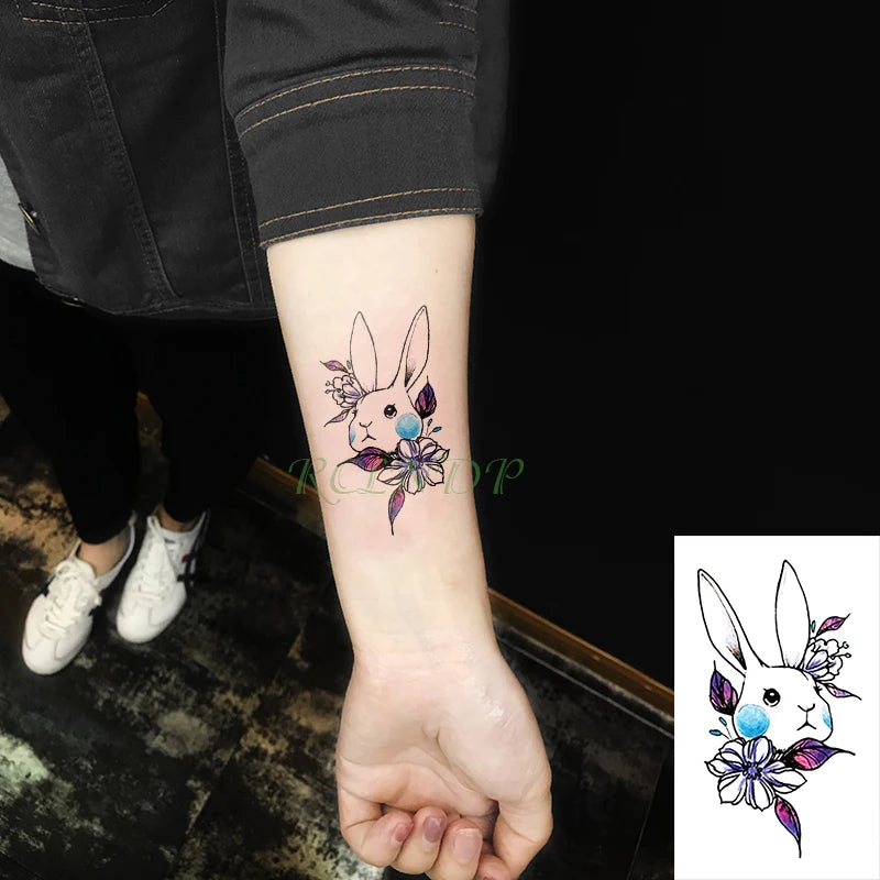 Waterproof Temporary Tattoo sticker whale small fake tatto stickers flash tatoo hand foot tattoos for girl men women kids