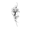 Herbal Juice Rose Temporary Tattoos for Women Arm Sexy Flower Tattoo Stickers Art Lasting Cover Scars Waterproof Fake Tattoo