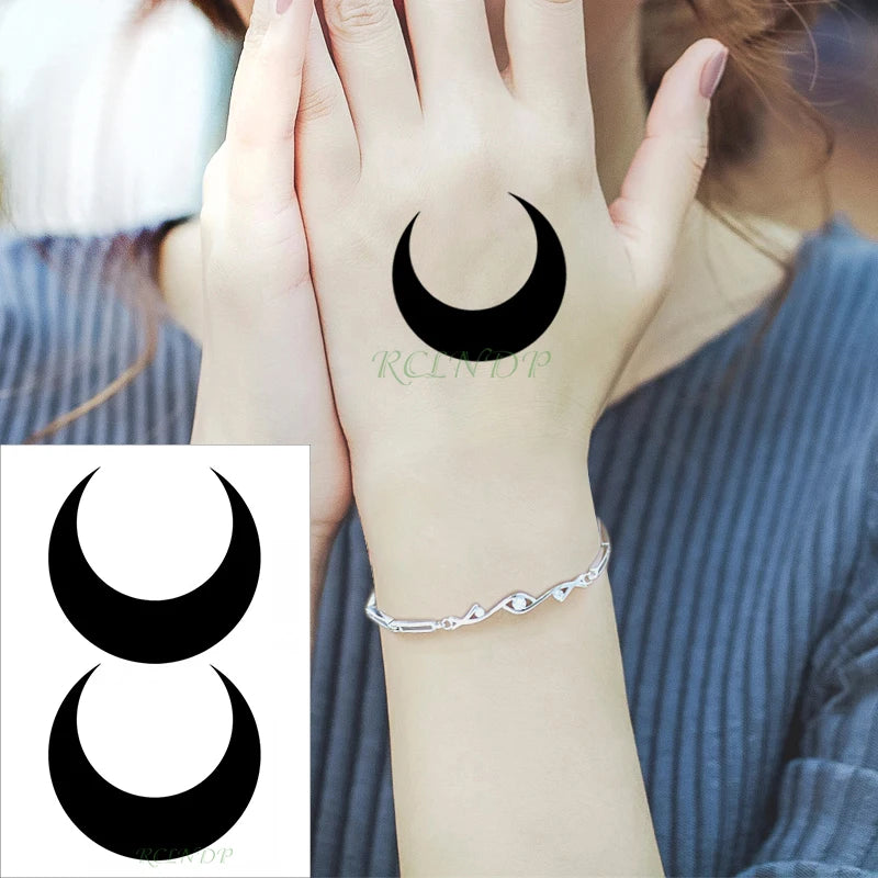 Waterproof Temporary Tattoo Sticker creative crawling black snake personality Flash Tatto Fake Tatoo For Girl Women Men