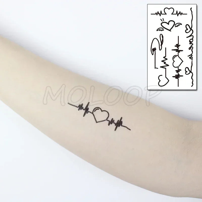Waterproof Temporary Tattoo Sticker bird animal pattern small Tatoo Stickers Flash Fake Tattoos for girl Men Women kid