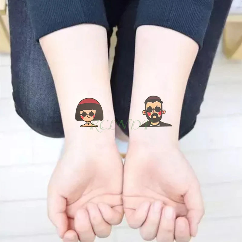 Waterproof Temporary Tattoo sticker whale small fake tatto stickers flash tatoo hand foot tattoos for girl men women kids