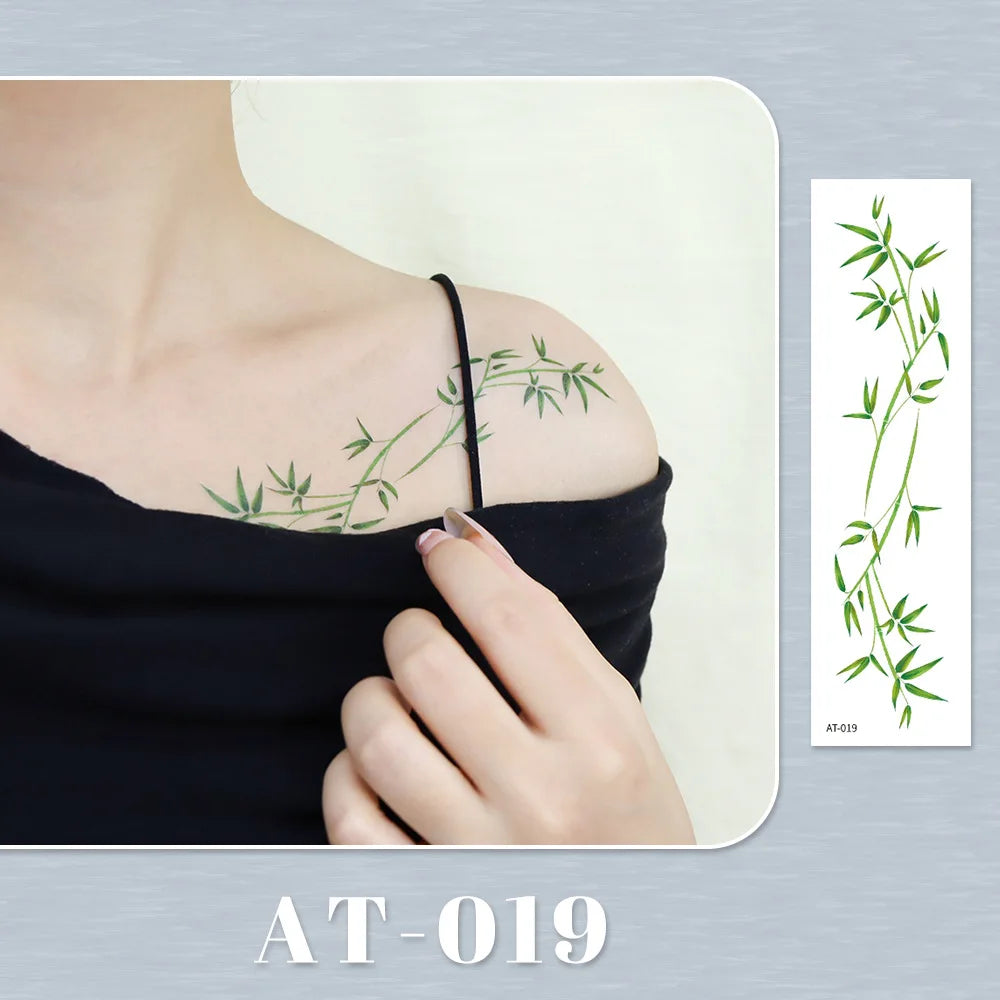 Waterproof Temporary Tattoo Sticker flower Wristband Wrist ankle should Tatto Flash Tatoo Fake Arm Hand Body Tatouage for Women