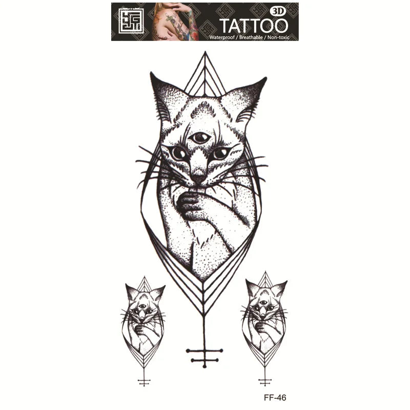Skin Decals Fake Tattoo Transfers Fake Tattoos Temporary Temporary Tattoos For Fashion Body Art Party
